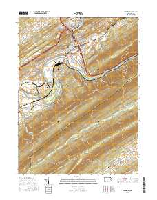 Lewistown 2016 topographic map thumbnail
