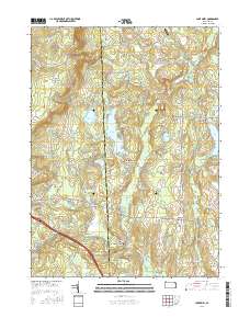 Lake Ariel 2016 topographic map thumbnail