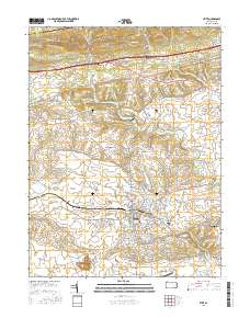 Lititz 2016 topographic map thumbnail