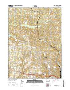 Mount Chestnut 2016 topographic map thumbnail