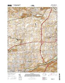 Nazareth 2016 topographic map thumbnail