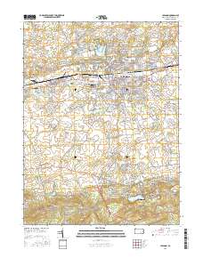 Lebanon 2016 topographic map thumbnail