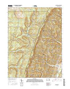 Ogletown 2016 topographic map thumbnail