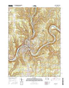 Oil City 2016 topographic map thumbnail
