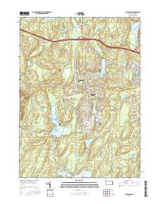 Pecks Pond 2016 topographic map thumbnail