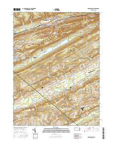 Nesquehoning 2016 topographic map thumbnail
