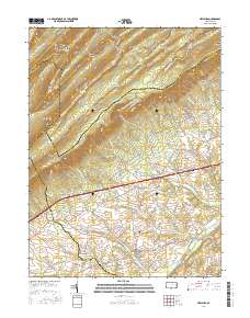 Newburg 2016 topographic map thumbnail