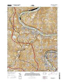 Monongahela 2016 topographic map thumbnail