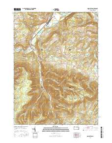 Monroeton 2016 topographic map thumbnail