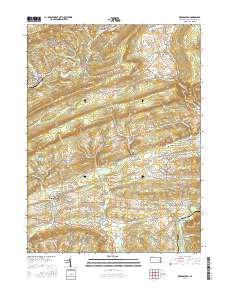 Orwigsburg 2016 topographic map thumbnail