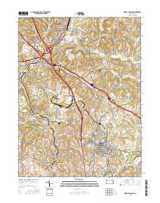 Mount Pleasant 2016 topographic map thumbnail