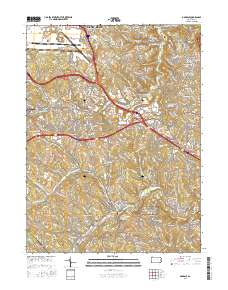 Oakdale 2016 topographic map thumbnail