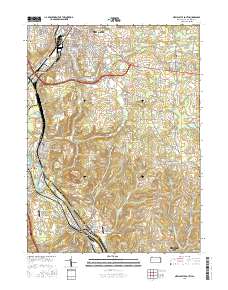 New Castle South 2016 topographic map thumbnail