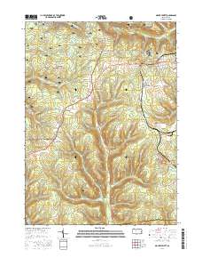 Mount Jewett 2016 topographic map thumbnail