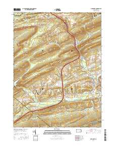 Pine Grove 2016 topographic map thumbnail