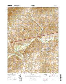 Newville 2016 topographic map thumbnail