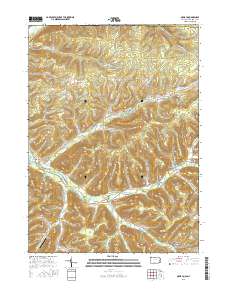 Oswayo 2016 topographic map thumbnail