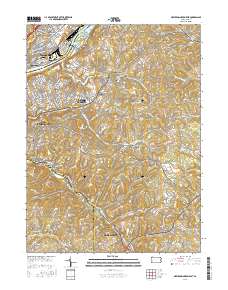 New Kensington East 2016 topographic map thumbnail
