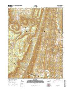 Saltillo 2016 topographic map thumbnail