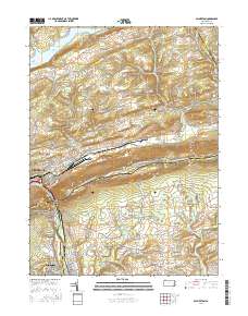 Palmerton 2016 topographic map thumbnail