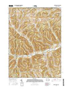 Potter Brook 2016 topographic map thumbnail