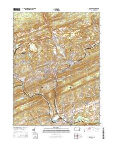 Pottsville 2016 topographic map thumbnail