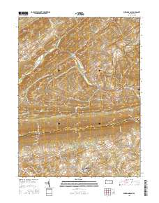 Shermans Dale 2016 topographic map thumbnail