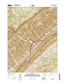 Port Matilda 2016 topographic map thumbnail