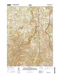 Portersville 2016 topographic map thumbnail