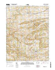 Quarryville 2016 topographic map thumbnail