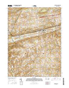 Parkesburg 2016 topographic map thumbnail