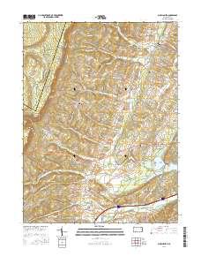 Schellsburg 2016 topographic map thumbnail