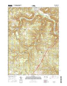 Polk 2016 topographic map thumbnail