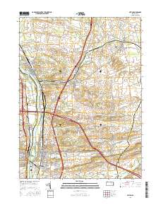 Milton 2016 topographic map thumbnail