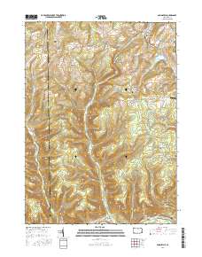 Sabinsville 2016 topographic map thumbnail