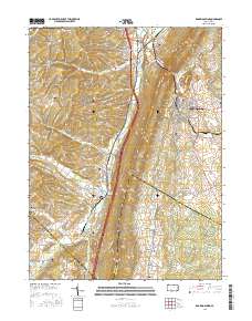 Roaring Spring 2016 topographic map thumbnail