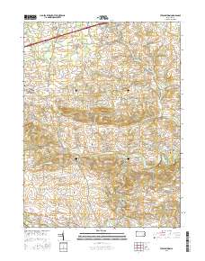 Strausstown 2016 topographic map thumbnail