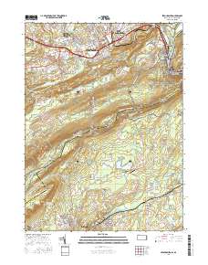 Stroudsburg 2016 topographic map thumbnail