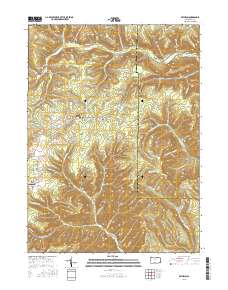 Rathbun 2016 topographic map thumbnail