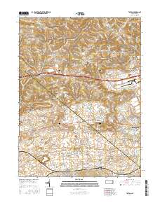 Topton 2016 topographic map thumbnail