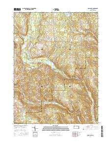 Sugar Lake 2016 topographic map thumbnail