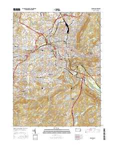 Reading 2016 topographic map thumbnail
