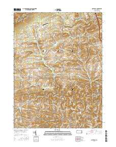 Slatedale 2016 topographic map thumbnail