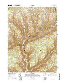 Ralston 2016 topographic map thumbnail