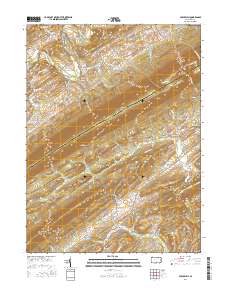 Spruce Hill 2016 topographic map thumbnail