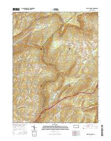 Wells Tannery 2016 topographic map thumbnail