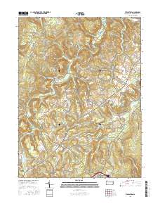 Stahlstown 2016 topographic map thumbnail