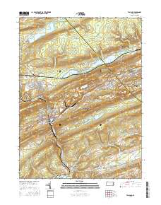 Tamaqua 2016 topographic map thumbnail