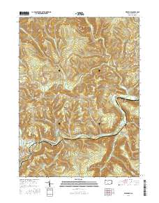 Weedville 2016 topographic map thumbnail