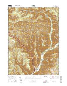 Trout Run 2016 topographic map thumbnail